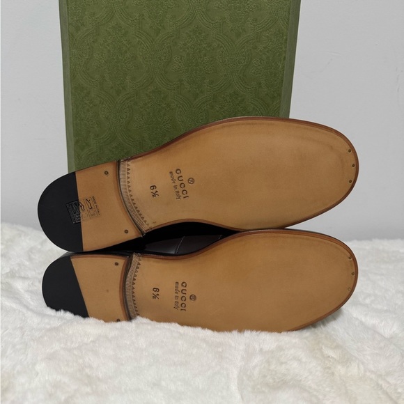 Gucci Men's Brown and Cream Loafers - Picture 7 of 11